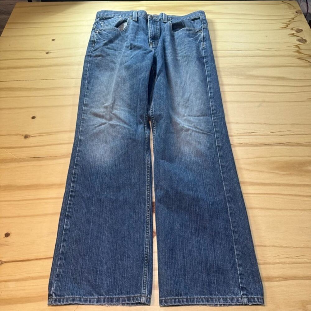 Vintage Y2K Tony Hawk Baggy Denim Skater Jeans 2000s Grunge Mens Size 34x32